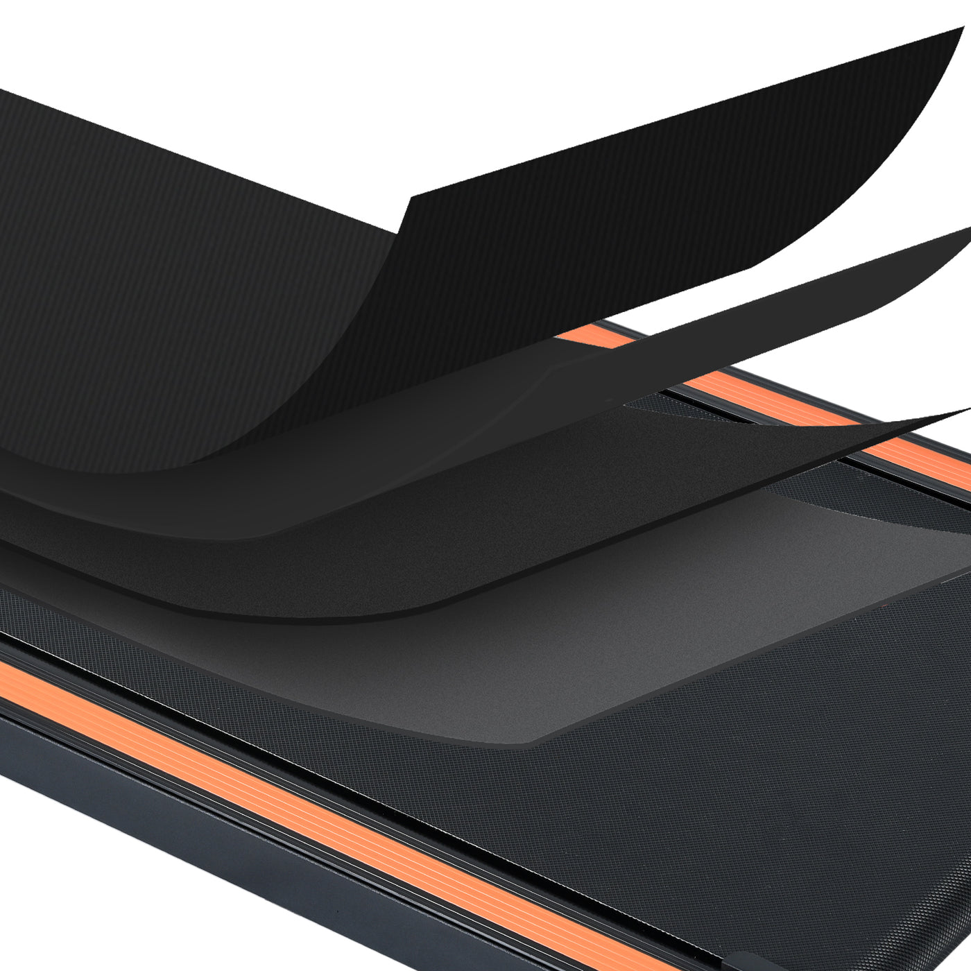 Treadmill - 300 pound capacity desktop treadmill for home and office use, portable treadmill with 0.6 to 3.8 miles per hour