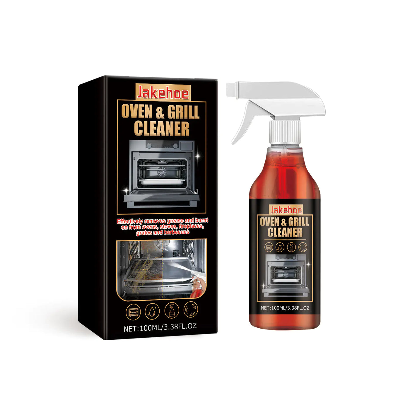 Jakehoe Oven and Grill Cleaner for Grease and Odor