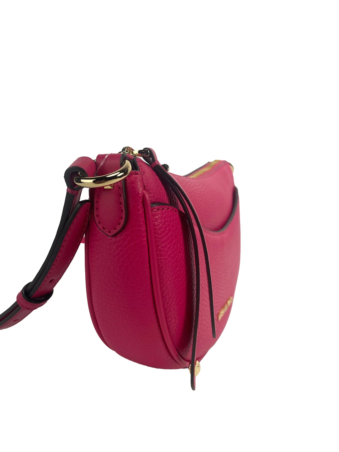 Michael Kors Dover Small Pink Half Moon Crossbody